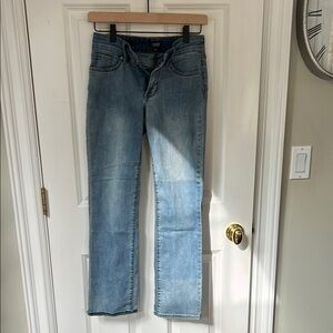 NYDJ Denim Blue Marilyn Straight Leg Jeans with life n tuck technology